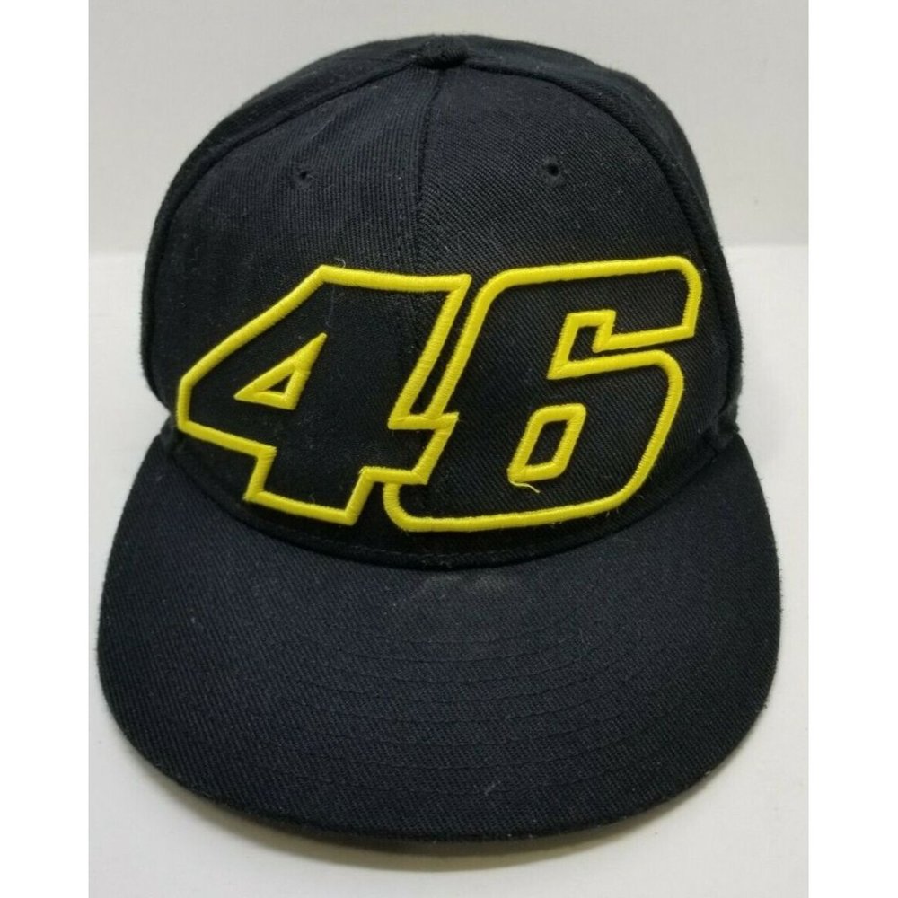 VR46 Valentina Rossi Black Baseball Hat #46 Racing Cap Snapback (J2)